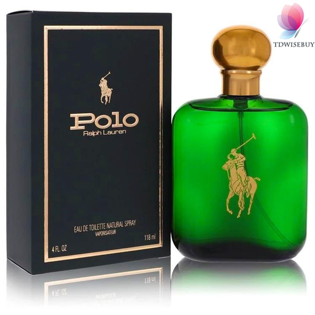 Polo Green Cologne Men Perfume by Ralph Lauren Eau De Toilette Spray 4 oz Edt