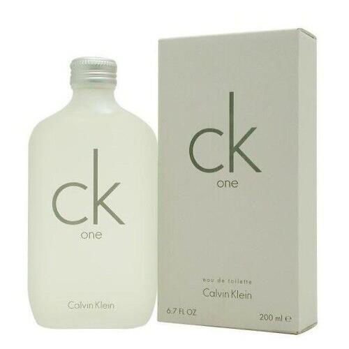 CK One by Calvin Klein Eau de Toilette 6.7 oz Edt Spray Unisex