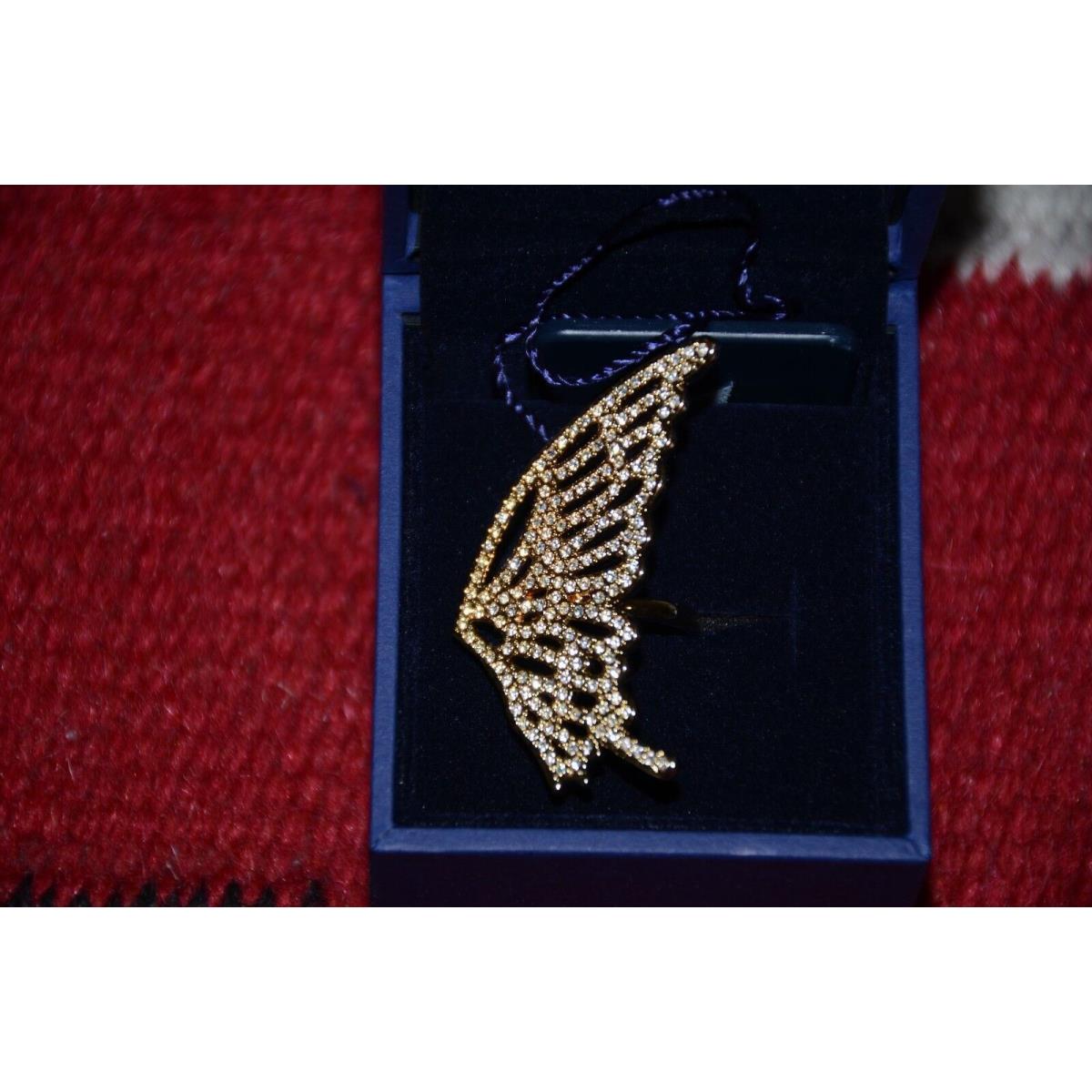 Swarovski Naturally Crystal Butterfly Fashion Jewelry Ring 7