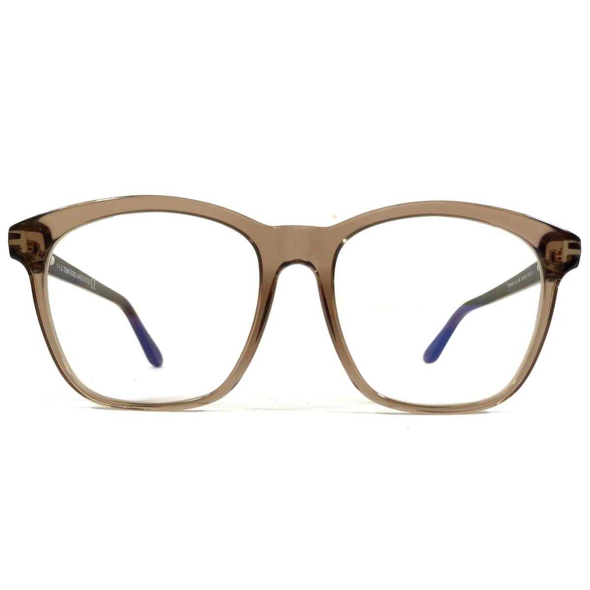 Tom Ford Eyeglasses Frames TF 5481-B 045 Clear Brown Square Full Rim 54-16-140