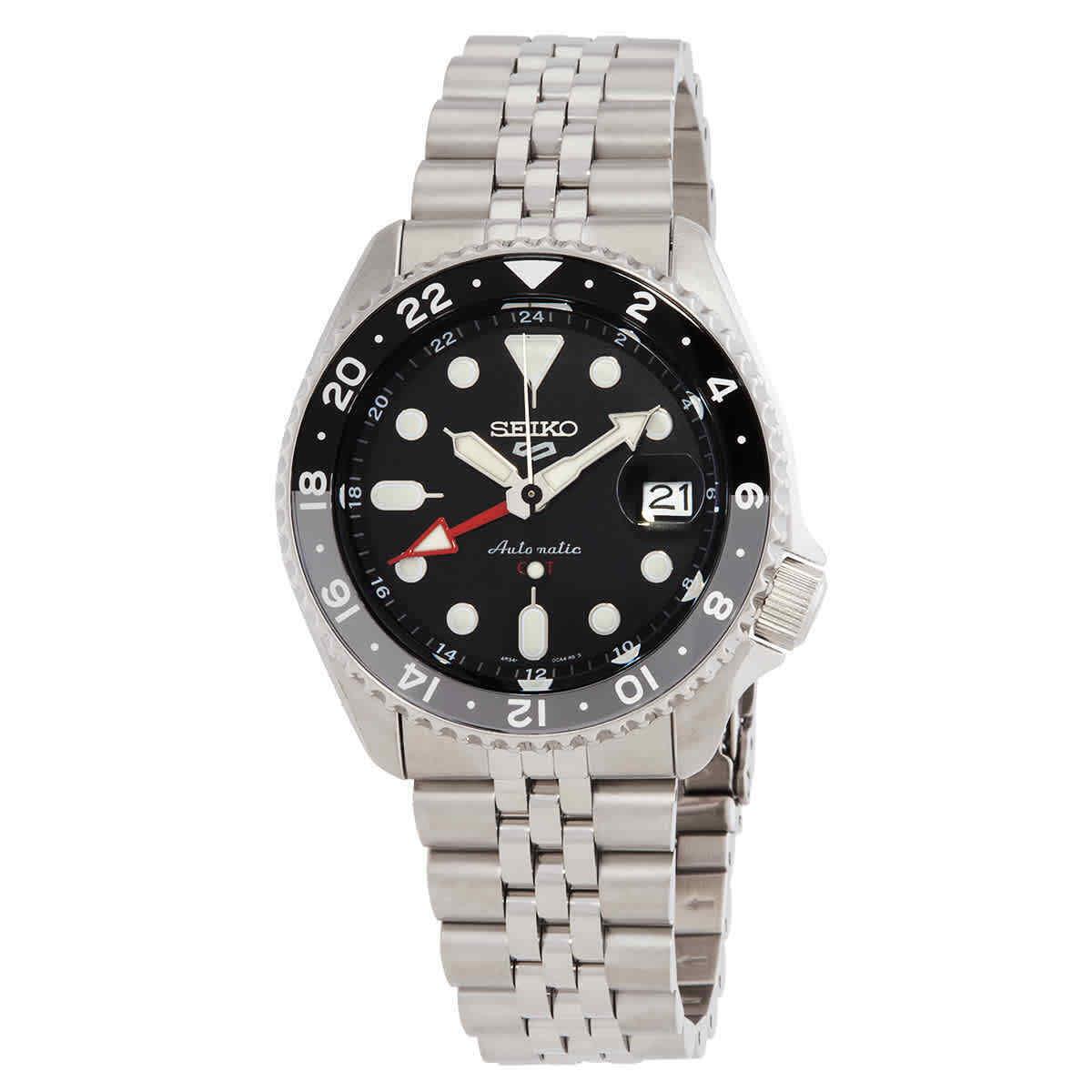 Seiko 5 Sports Automatic Black Dial Men`s Watch SSK001K1