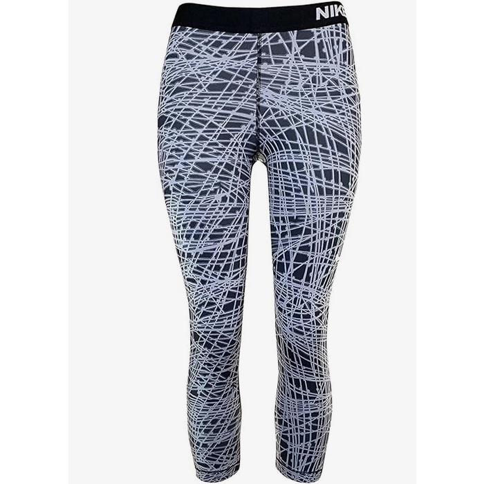 Nike S Women`s Pro Hypercool Yoga/gym Capris-black/white 849992-010