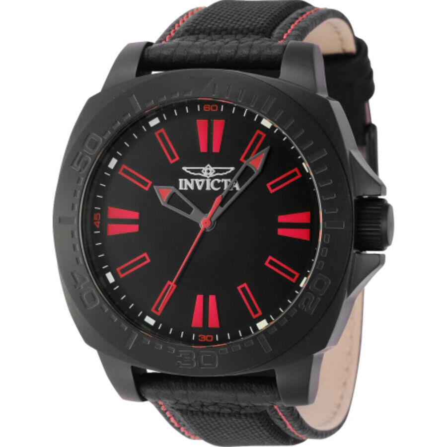 Invicta Speedway Quartz Black Dial Men`s Watch 46309