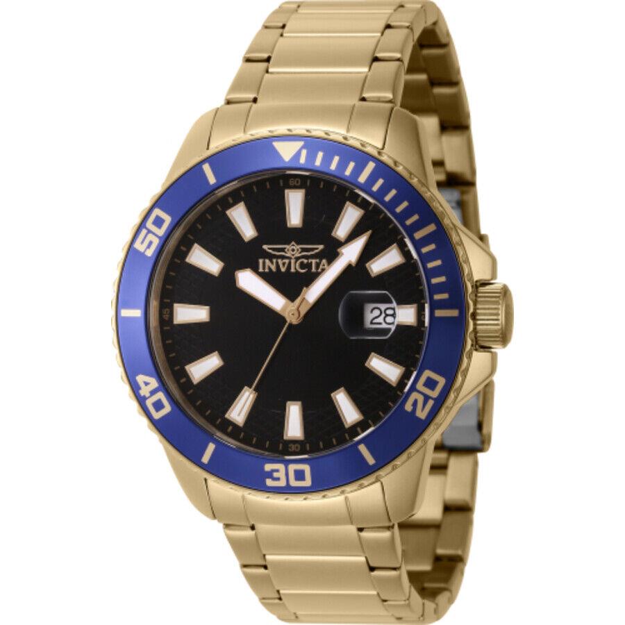 Invicta Pro Diver Quartz Date Black Dial Men`s Watch 46068