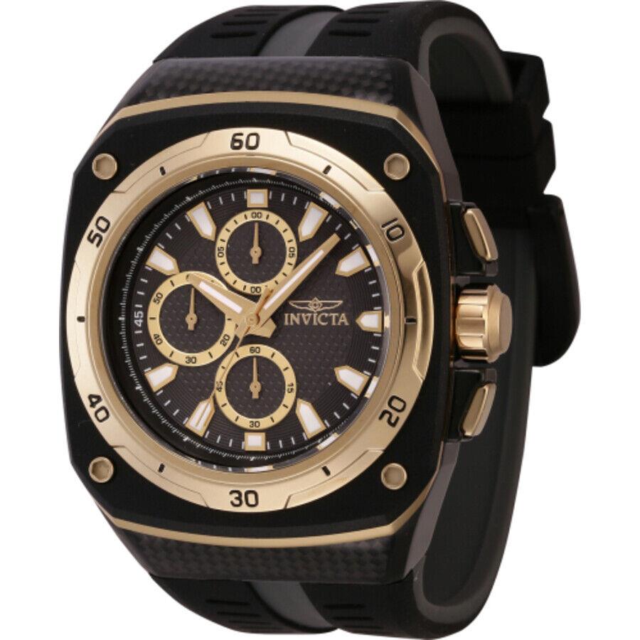 Invicta Speedway Chronograph Quartz Black Dial Men`s Watch 46110