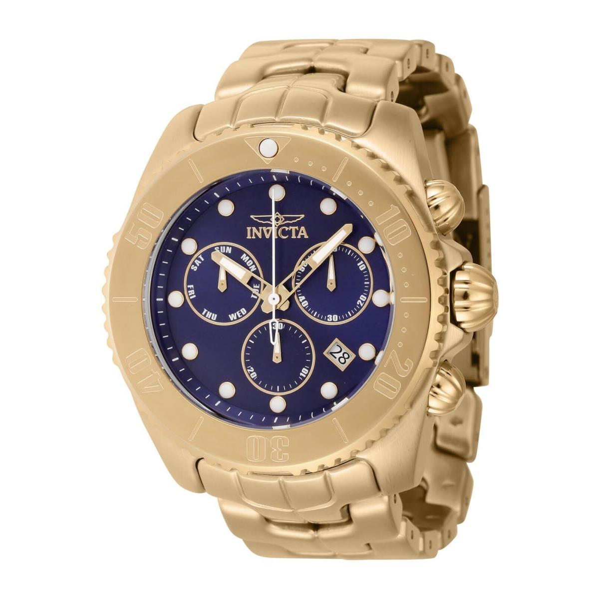 Invicta Specialty Chronograph Date Quartz Blue Dial Men`s Watch 44663