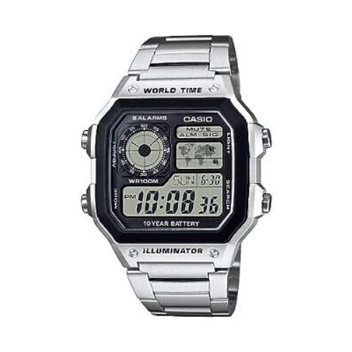Casio Men`s Classic Stainless Steel Japanese-quartz Strap Silver 21Casual Watch