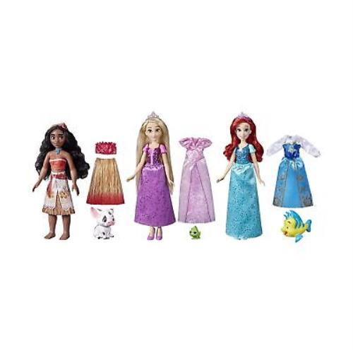 Disney Princess Royal Fashions and Friends Fashion Doll 3-Pack Ariel