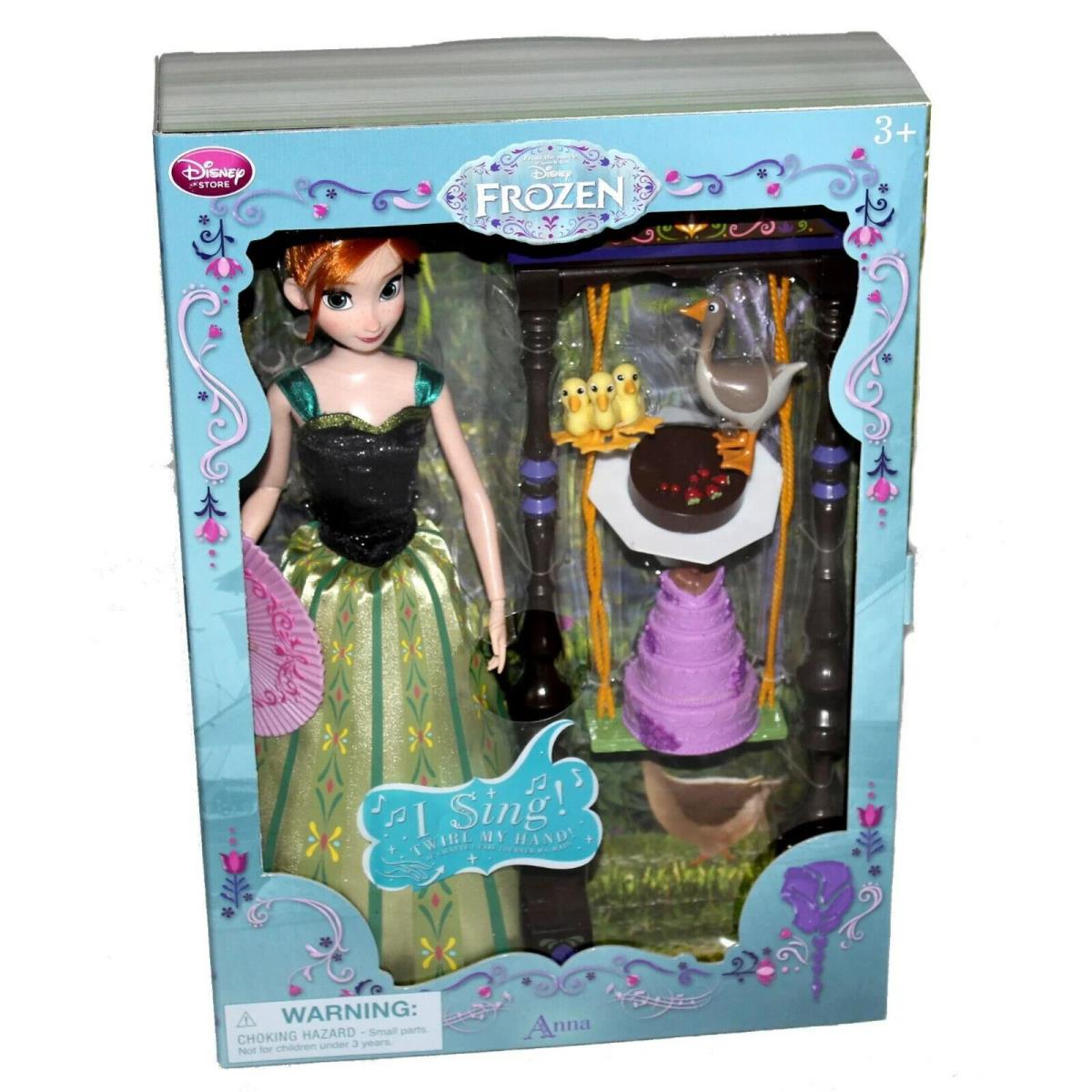 Disney Frozen Princess Anna 11 Deluxe Singing Doll Set Elsa Sister Coronation