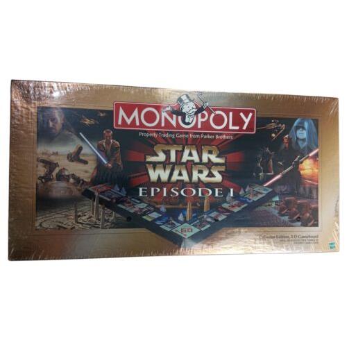 Star Wars Episode 1 Monopoly 3D Collector`s Edition Game 1999 Hasbro