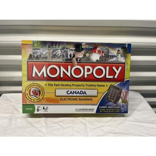 Monopoly Canada Electronic Banking Edition - Canadian Cities