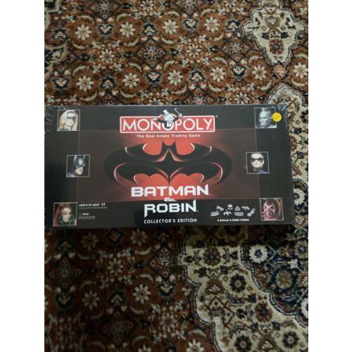 Monopoly Batman Robin Collector`s Edition Board Game 1997 Sealed. Rare