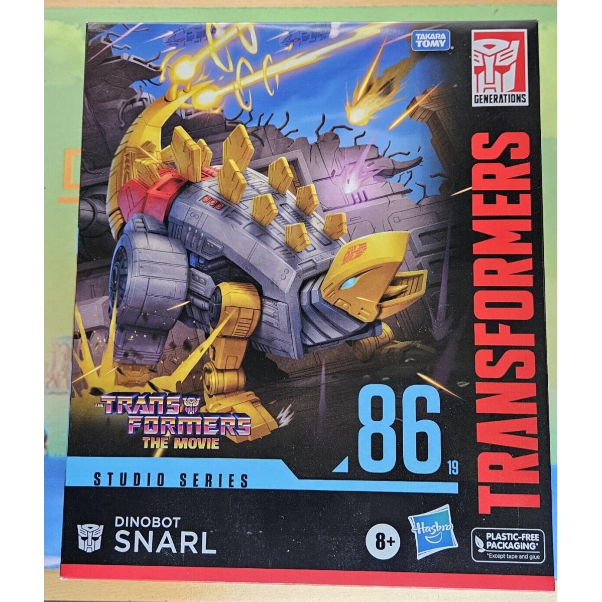 Transformers Toys Studio Series 86-07 Leader Class Movie 1986 Dinobot Snarl