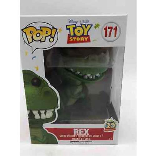 Funko Pop Disney Pixar Toy Story Rex 171 Vinyl Figure