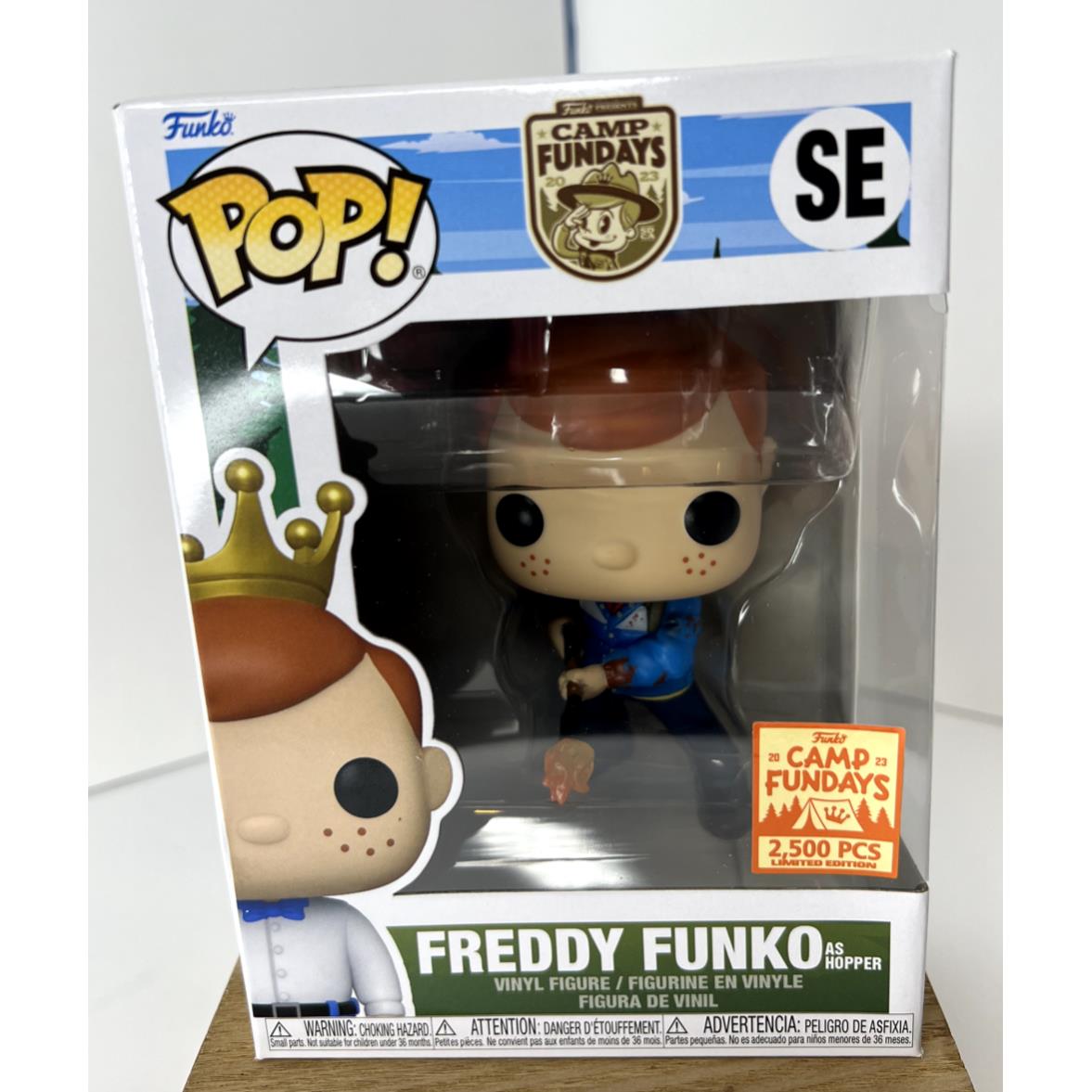 Funko Camp Fundays 2023 Box of Fun Freddy as Hopper LE 2500 Piece - W/protector
