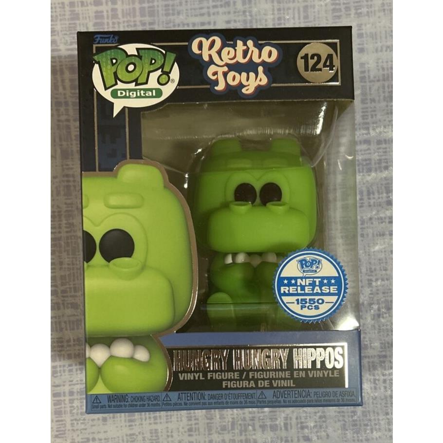 2023 Funko Pop Digital Retro Toys Hungry Hippo 124 Legendary LE 1517