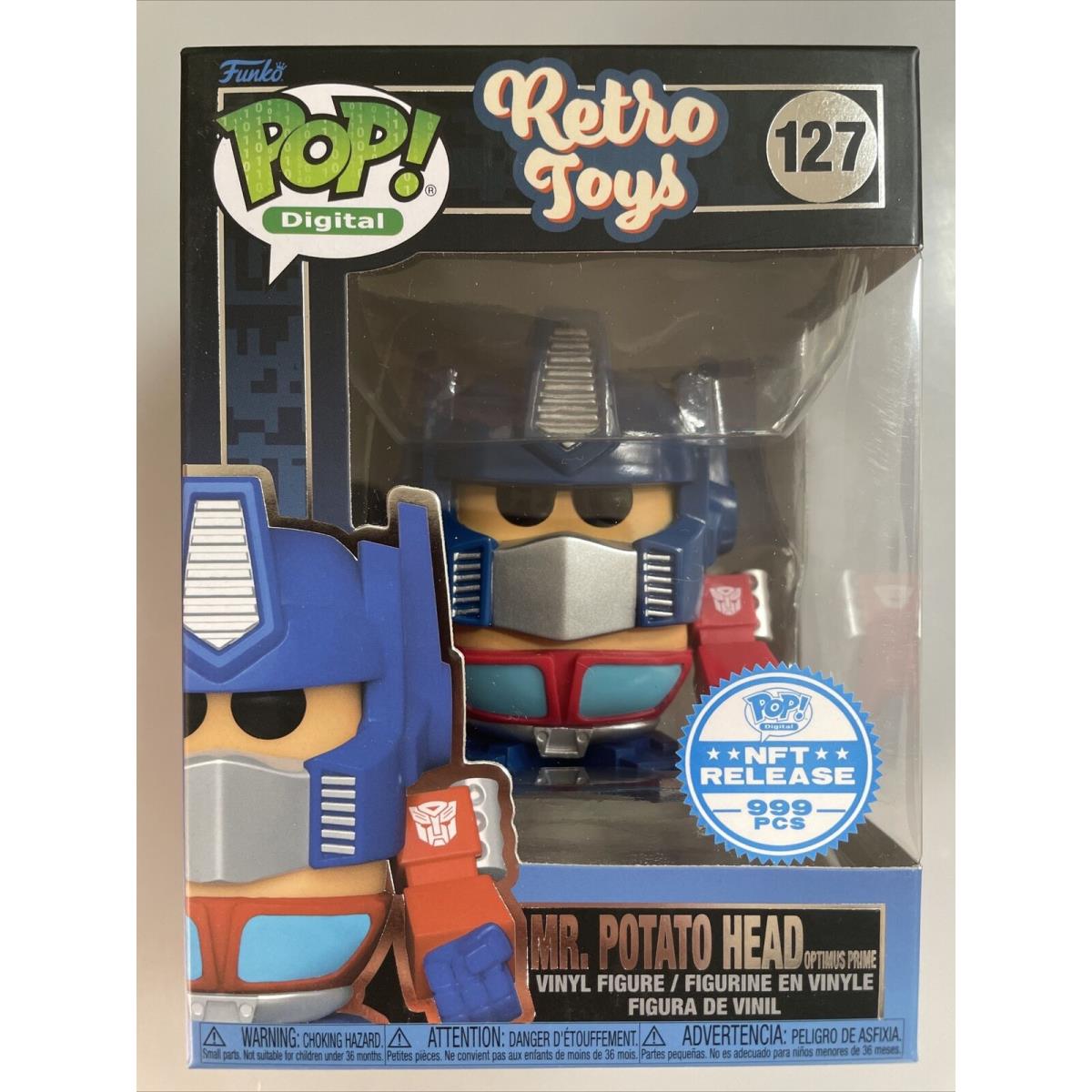 Funko Pop Mr Potato Head as Optimus Prime Droppp Grail Exclusive LE 999 Pcs