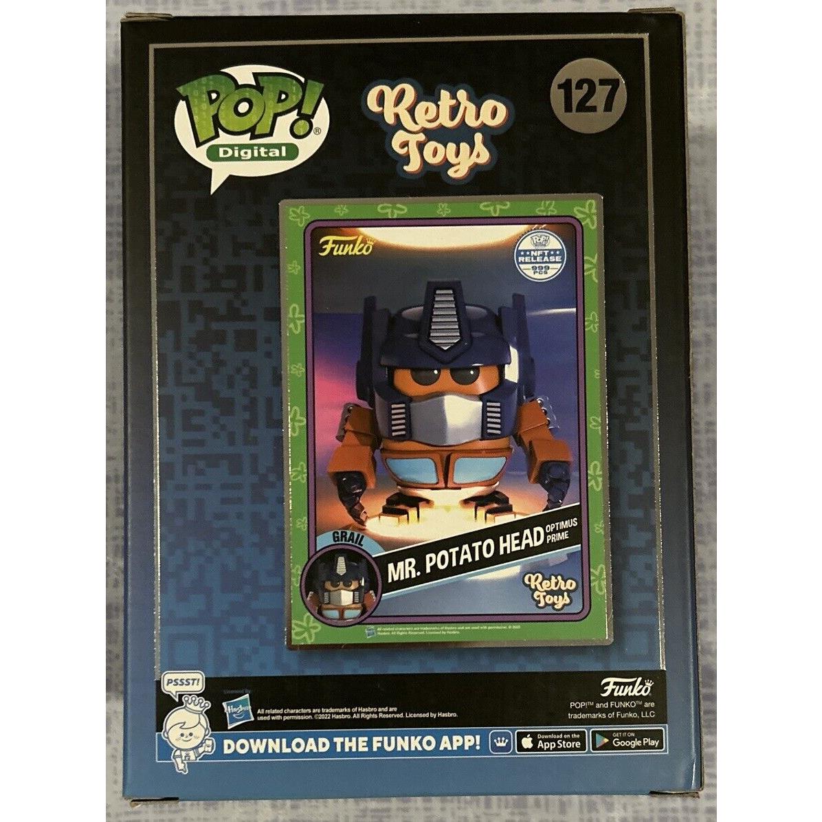 2023 Funko Pop Retro Toys Mr Potato Head Optimus Prime Grail LE 999