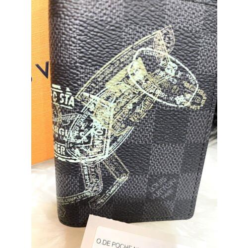 Louis Vuitton Abloh Virgil Black Horse Pocket Organizer Rare Box Limited Ed