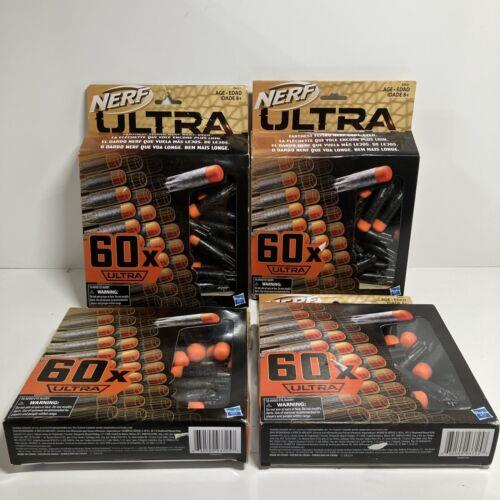 Nerf 60x Ultra Darts Refill Black Orange Hasbro In Box 240ct