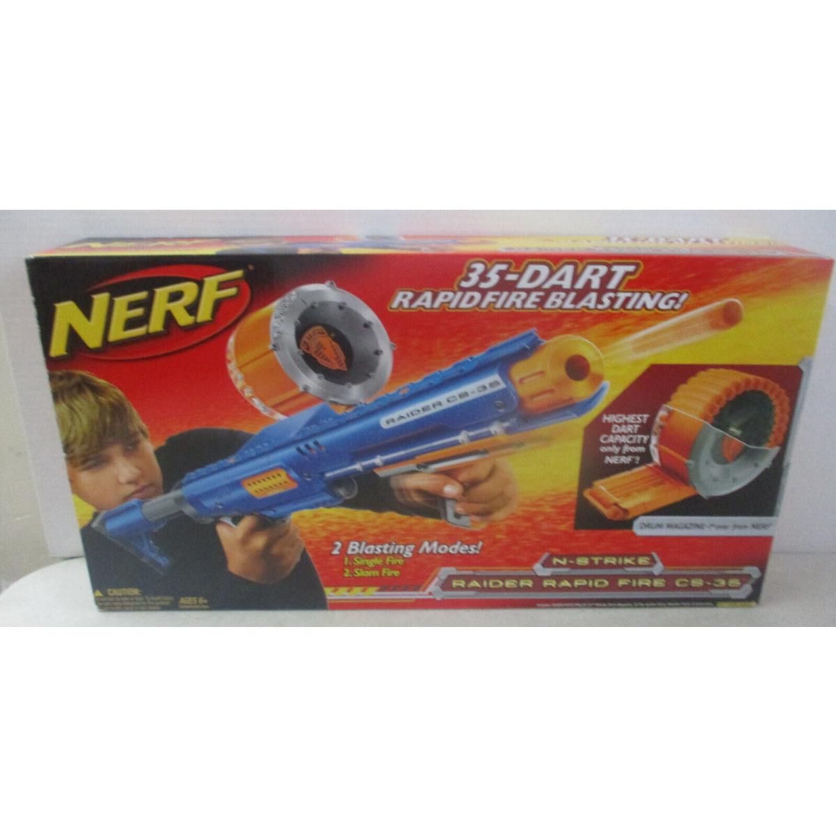 Mib 2008 Nerf N-strike Raider Rapid Fire CS-35 BY Hasbro