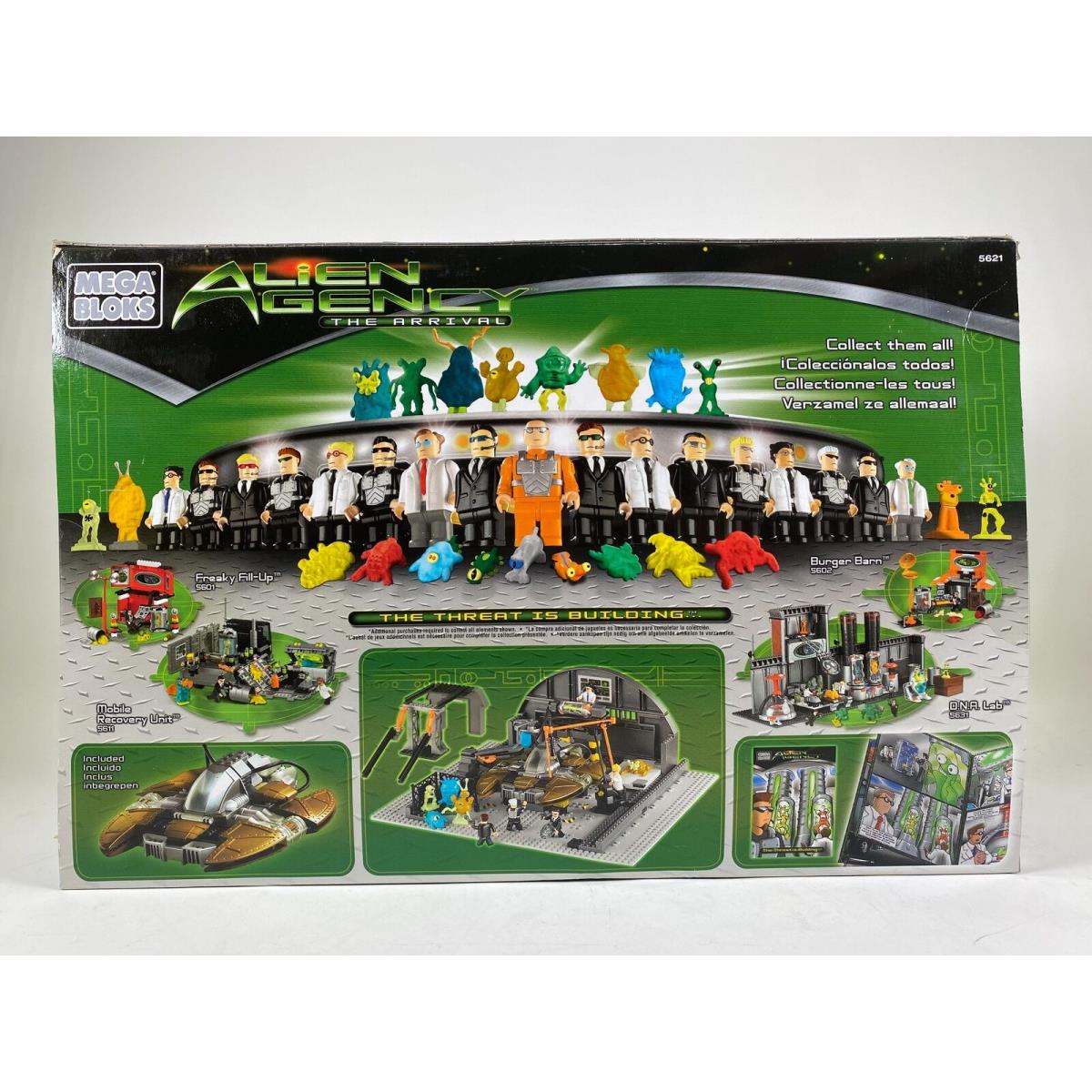 Mega Bloks Alien Agency The Arrival Hangar 18 Set