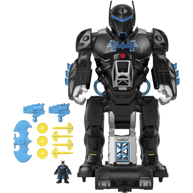 Imaginext DC Super Friends 2-in-1 Batman Robot Playset Bat-tech Batbot 24 Toy