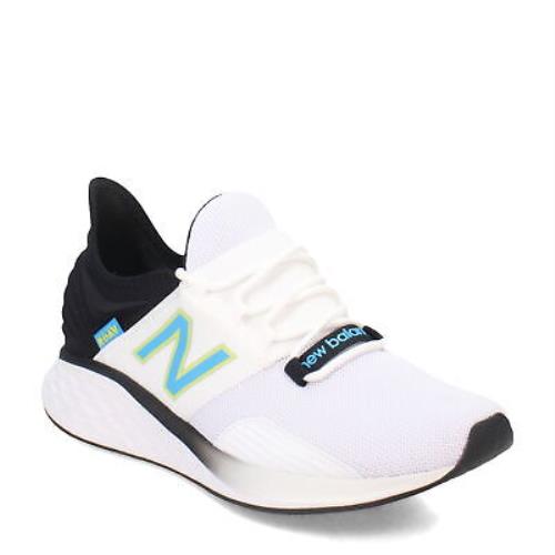Men`s New Balance Fresh Foam Roav Running Shoe Mroavws White/sky Fabric Mesh