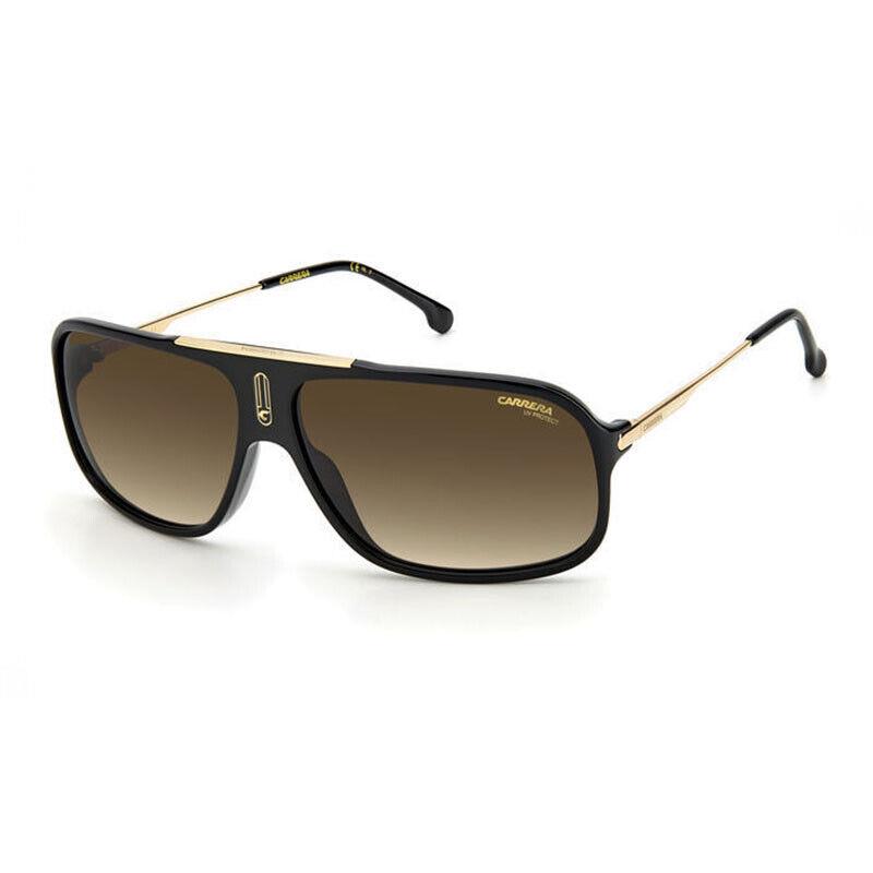 Carrera COOL65 0807 HA Black/gold/brown Gradient 64-12-135 - Frame: black, Lens: Brown Gradient, Code: 0807HA