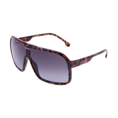 Carrera 1046S 00869O Havana Shield Sunglasses with Grey Gradient Lens