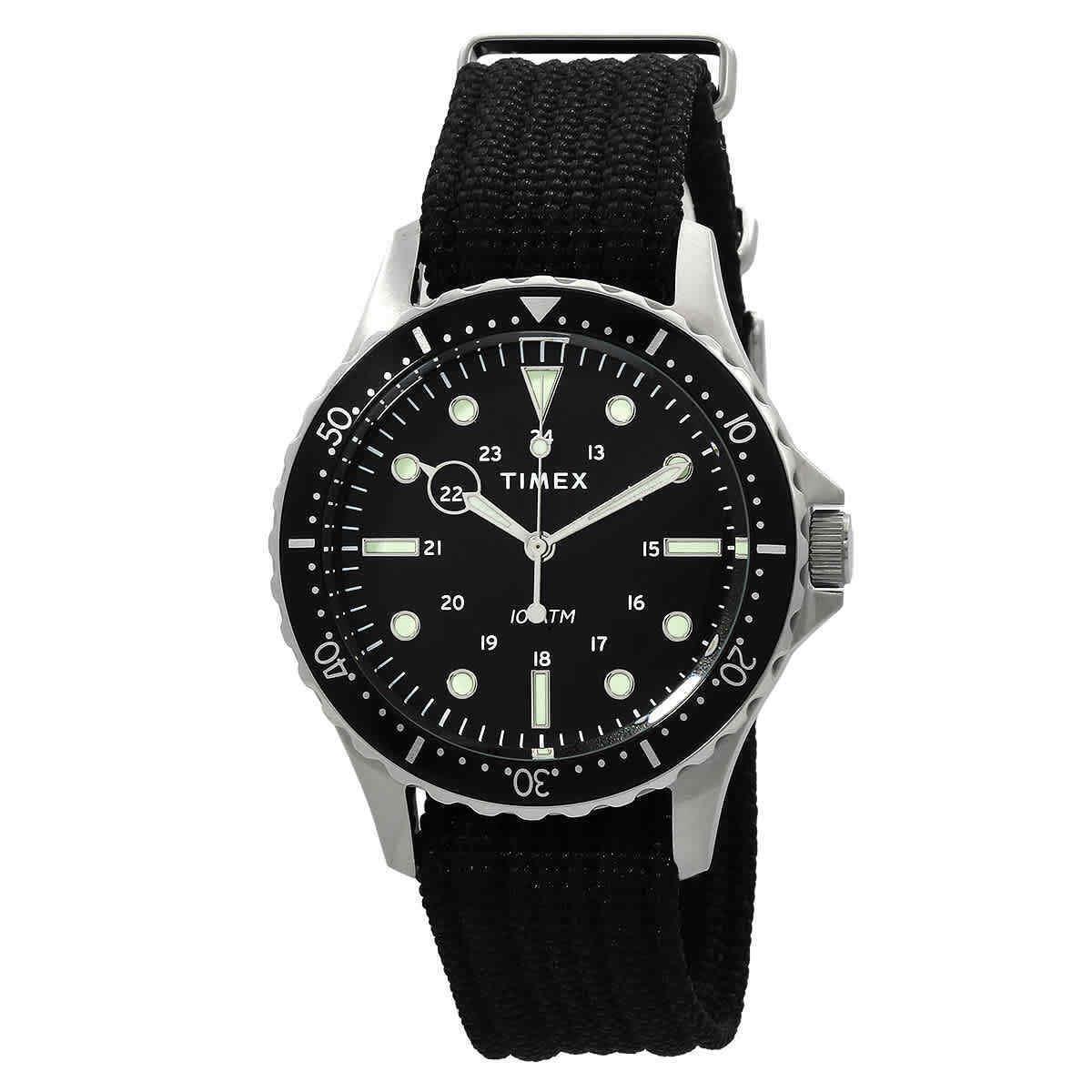 Timex Navi XL Quartz Black Dial Men`s Watch TW2T75600