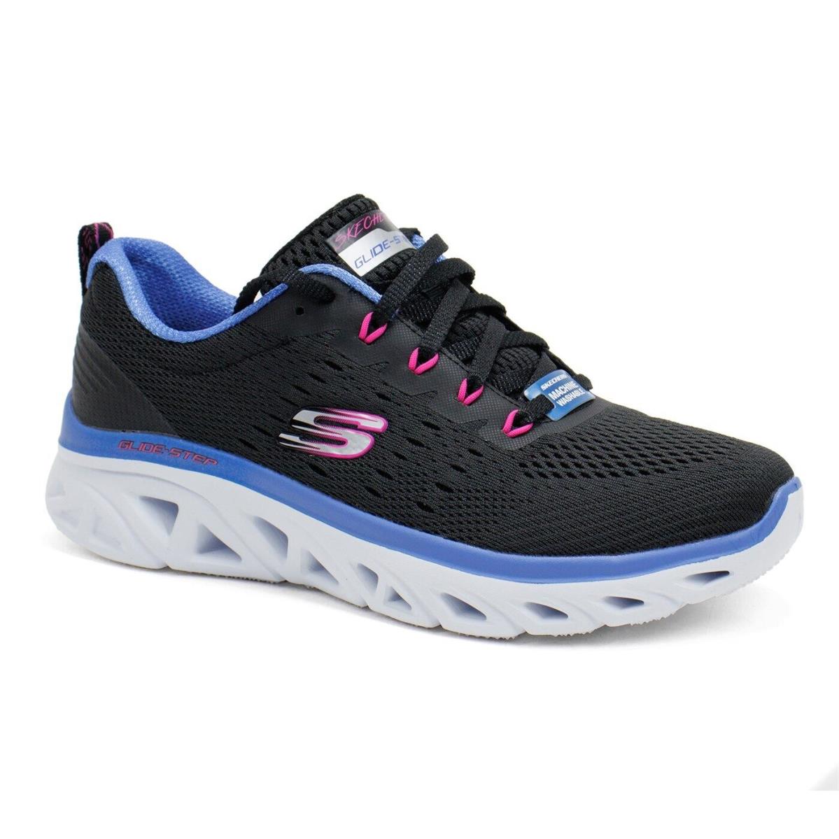 Women`s Skechers Glide Step Sport Fresh Charm Athletic Sneakers Black
