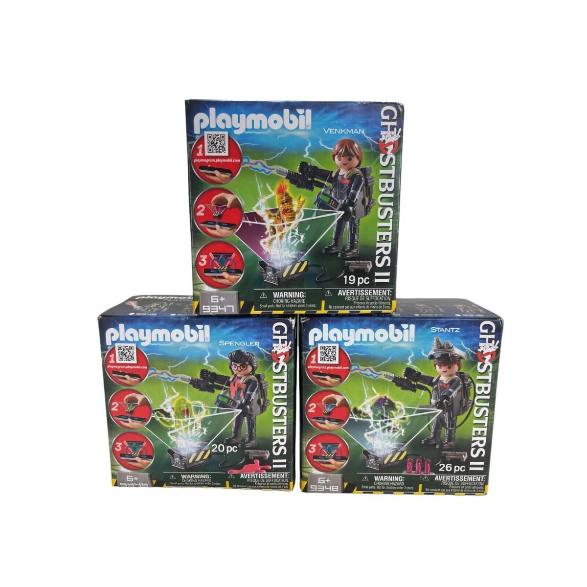Playmobil Ghostbusters 2 Figures All 3 Vienkman Spengler Stantz