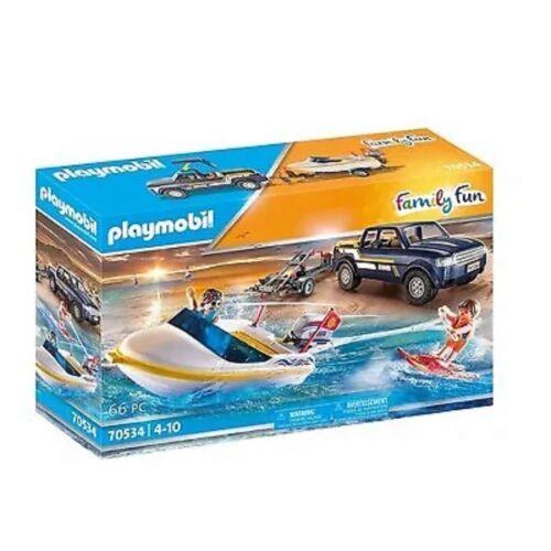 Playmobil Pick-up with Speedboat 70534 Family Fun Water Skier