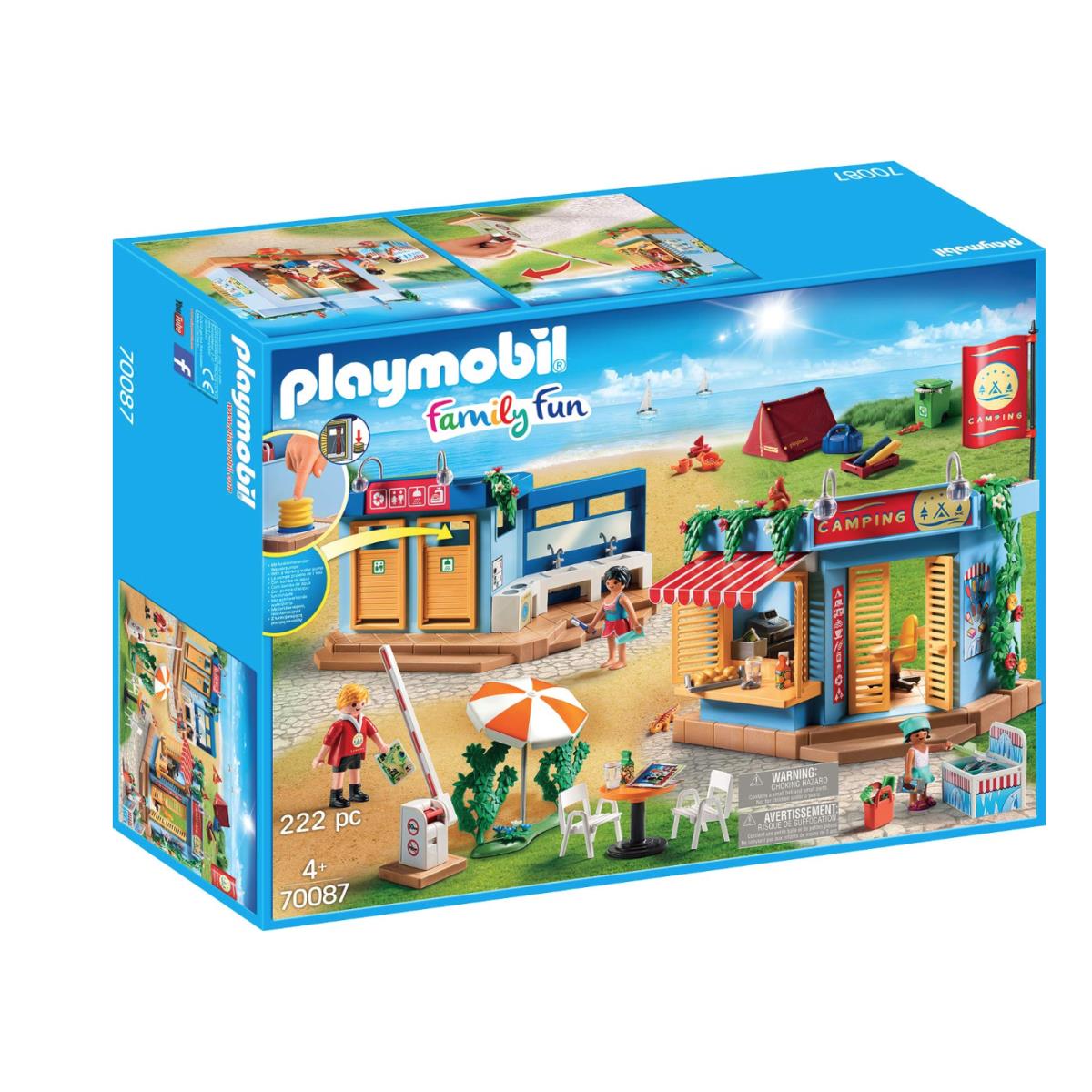 Playmobil 70087 Large Campsite Camping Tent Campground Store 222pc