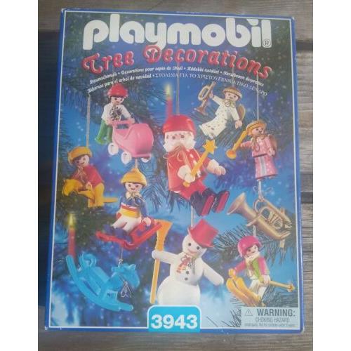 2000 Playmobil Christmas Tree Decorations Ornaments Box Set 3943