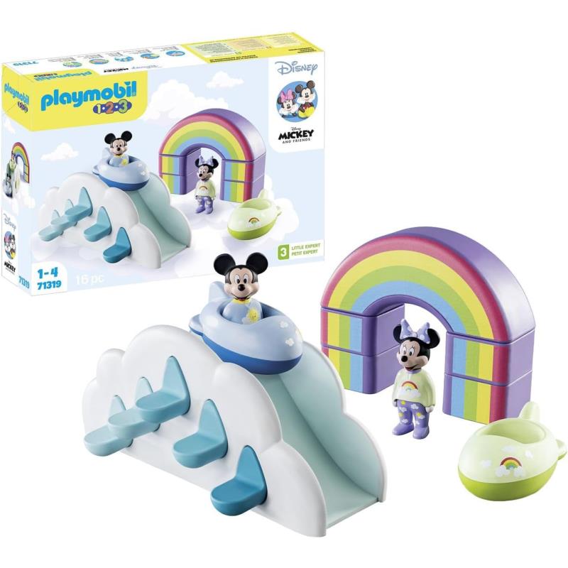 Playmobil 1.2.3 Disney: Mickey`s Minnie`s Cloud Home 71319 Toy Gift