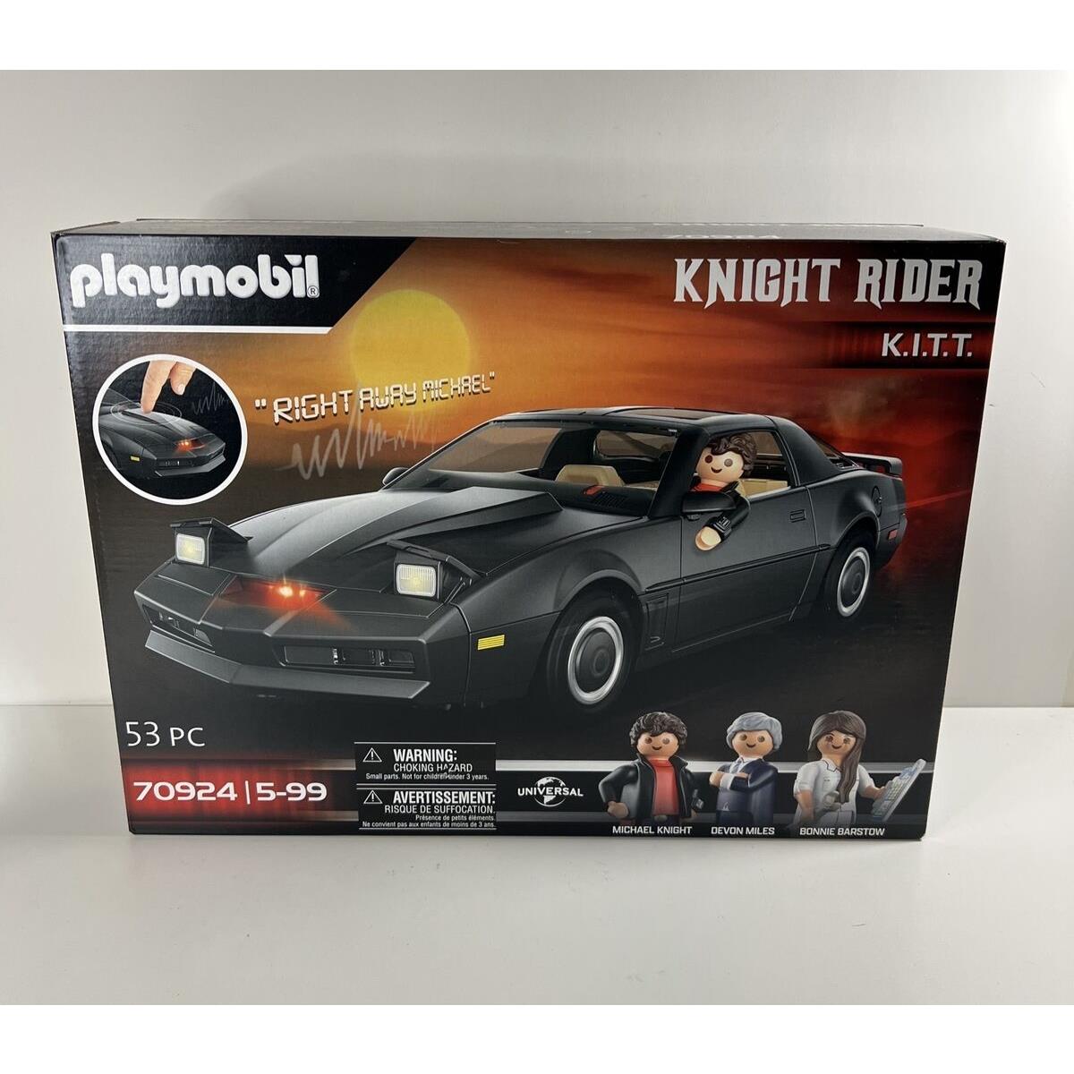 Universal Plamobil Knight Rider K.i.t.t 53pc 70924 Toy Kit Lights Up 2022