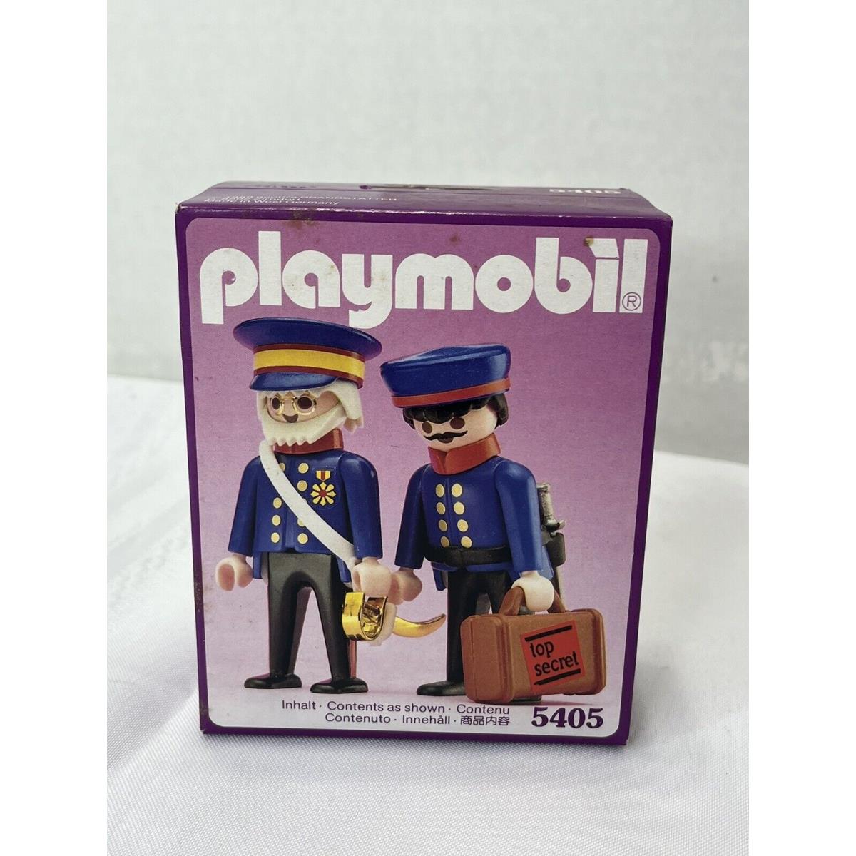 Vtg Playmobil 5405 Victorian General and Spy Set Germany 1989 Nos