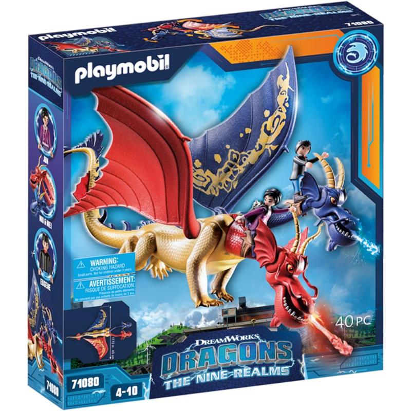 Playmobil Dragons Nine Realms: Wu Wei Jun 71080 Toy Gift