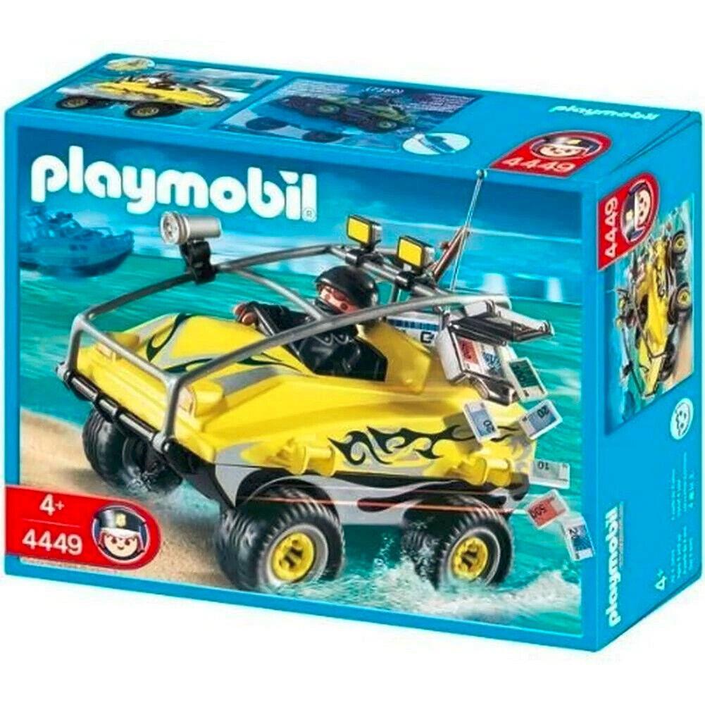 Playmobil 4449 Robber`s Amphibious Vehicle Water Beach Buggy