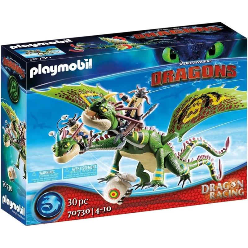 Playmobil Dragon Racing: Ruffnut and Tuffnut with Barf and Belch 70730 Gift