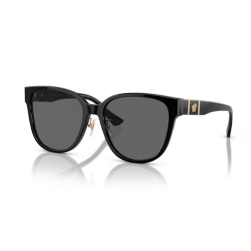 Versace 0VE4460D GB1/87 Black / Dark Grey Square Women`s Sunglasses