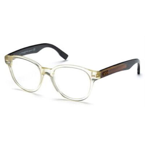 Ermenegildo Zegna ZC5002 026 Clear Oval 51-18-145mm Full Rim Men`s Eyeglasses