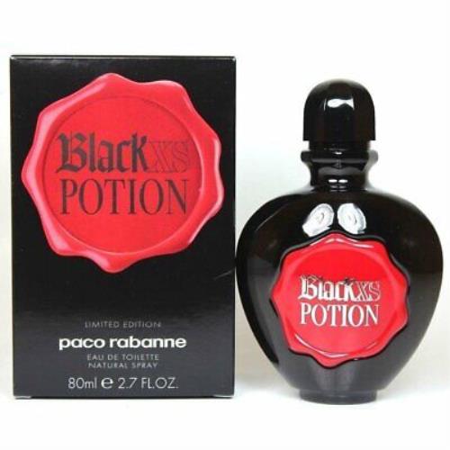 Black XS Potion Limited Edition by Paco Rabanne 2.7 oz Edt For Women