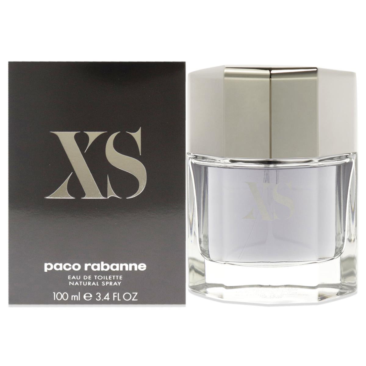 Black XS by Paco Rabanne For Men - 3.4 oz Edt Spray