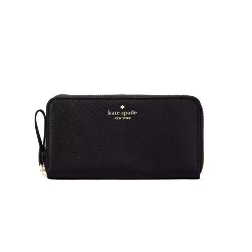 Kate Spade Chelsea Nylon Large Zip Continental Wallet Black