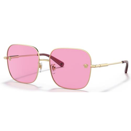 Versace Sunglasses VE2246D 10025 59mm Gold / Fuchsia Lens