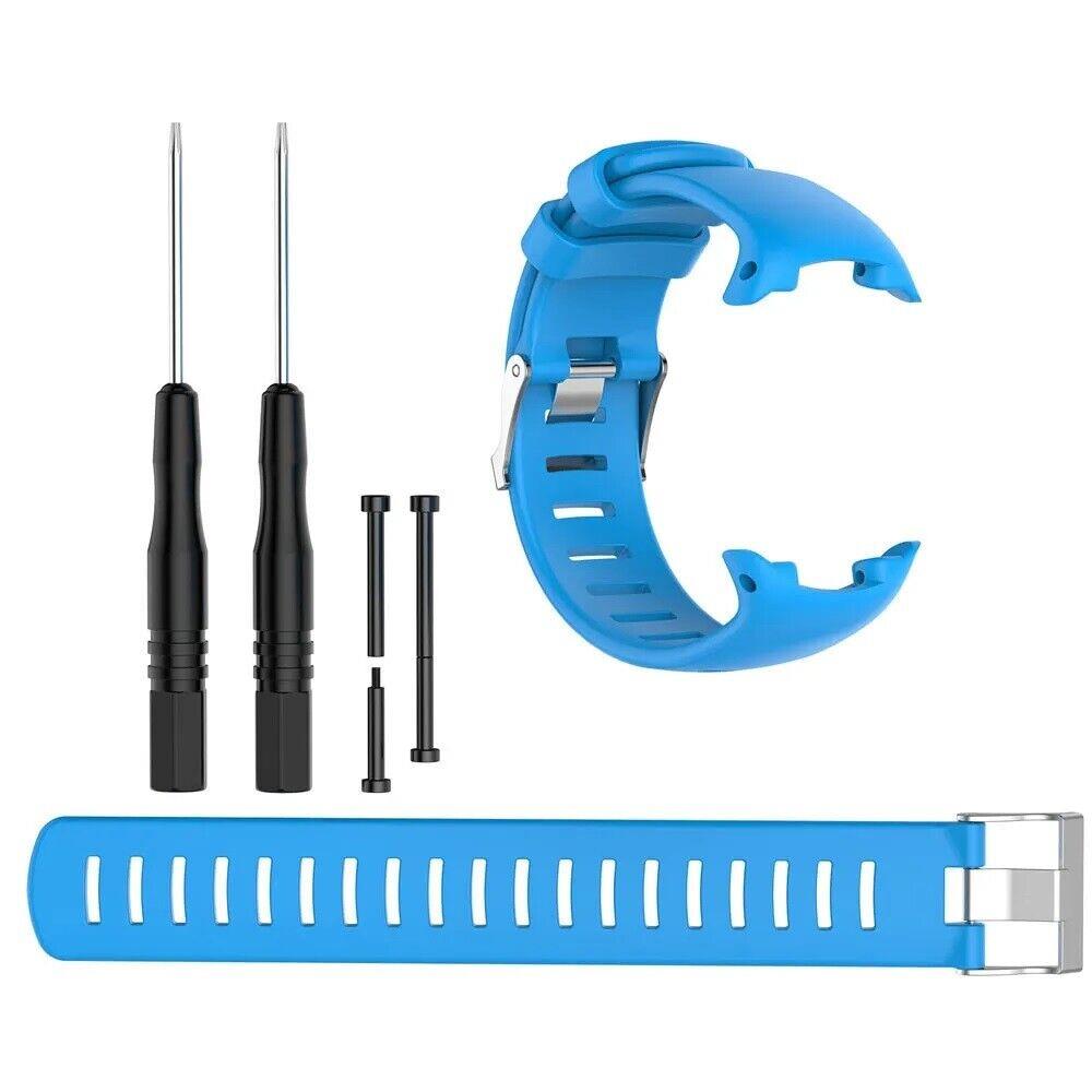 Suunto D4, D4i, D4i Novo, D4F Wrist Strap D4 D4i D4i Novo D4F Wrist Strap Scuba Dive Computer Watch Band + Pins Blue