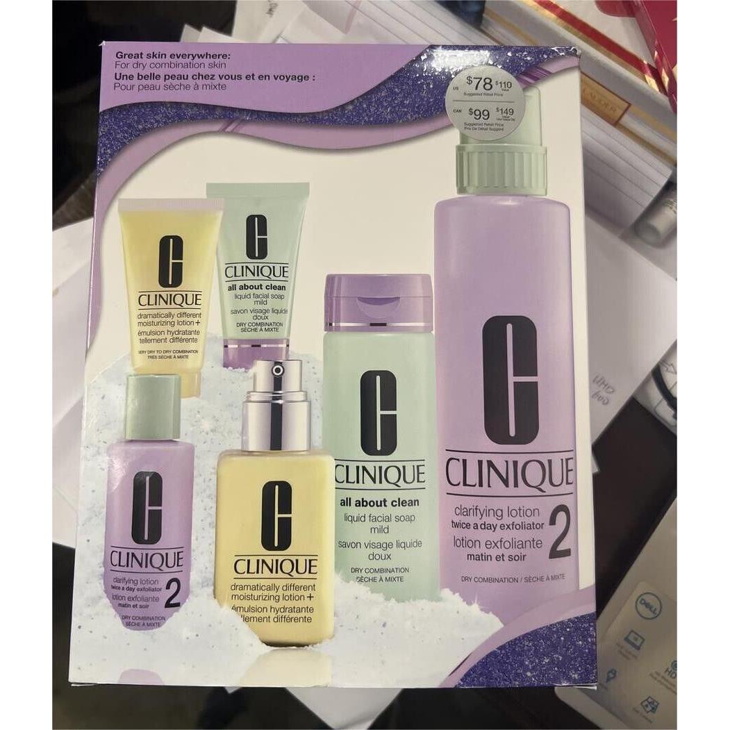 Clinique Great Skin Everywhere 6-Pc. Gift Set For Dry Com Bination Sk